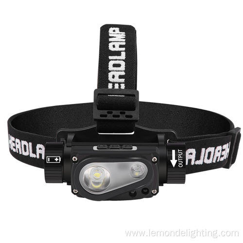 Portable LED USB Zoomable Rechargeable Sensor Headlamp